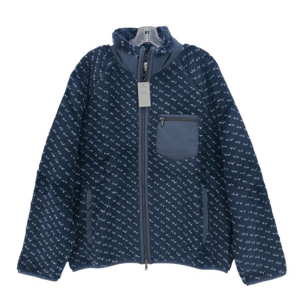 Todd Snyder Other - NWT TODD SNYDER Sherpa Sherpa Navy Birdseye Full Zip Jacket MADE IN ITALY